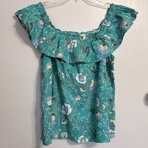 Loft sleeveless top. Can be worn on or off the shoulder. Size medium